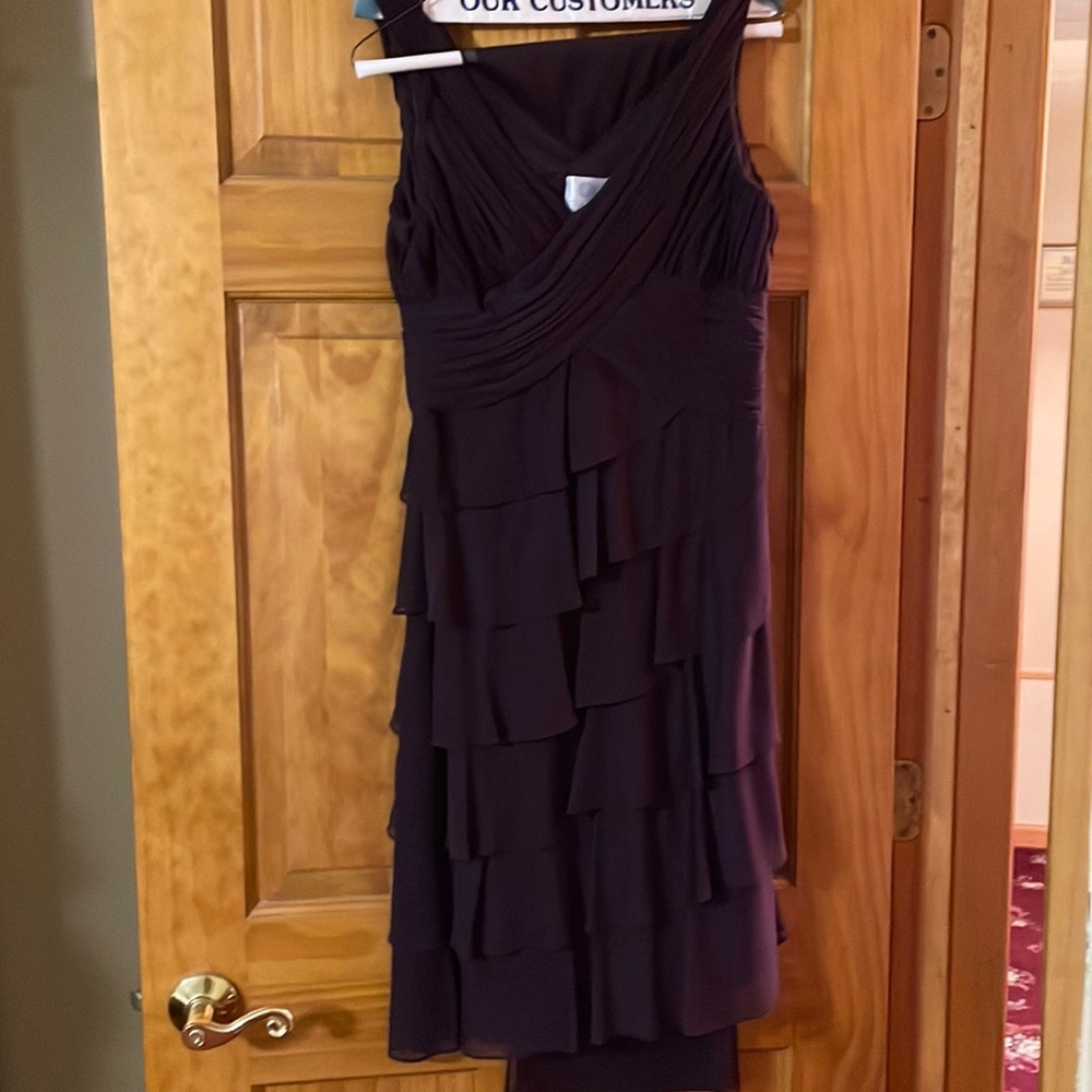 Patra tiered ruffle cocktail dress